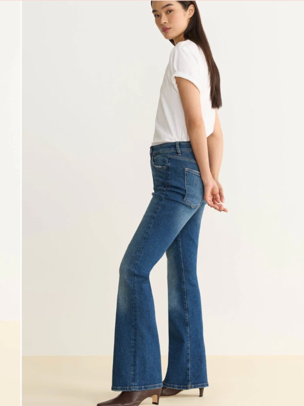 Warp + Weft NAO Bowie High Rise Bootcut Jeans 27 x 31